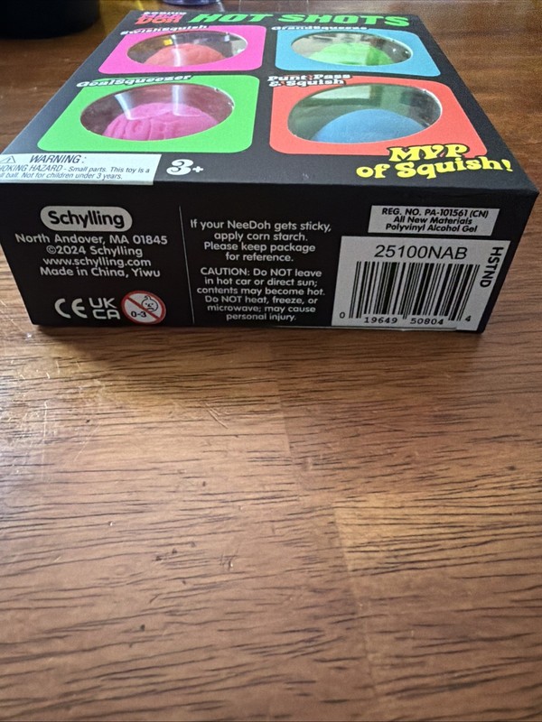 NeeDoh Teenie Hot Shots [Baseball, Soccer, Football, Basketball] New In Box gallery