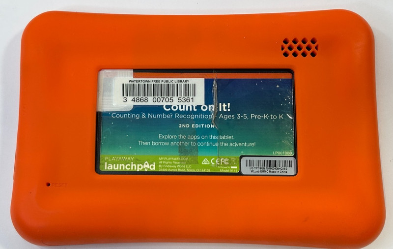 Playaway Launchpad Pre-Loaded Tablet - Count on it!, Ages 3-5, Pre-K to K gallery