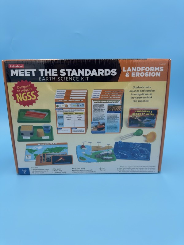 Lakeshore Meet The Standards Earth Science Kit Landforms And Erosion-LM272 New!! gallery