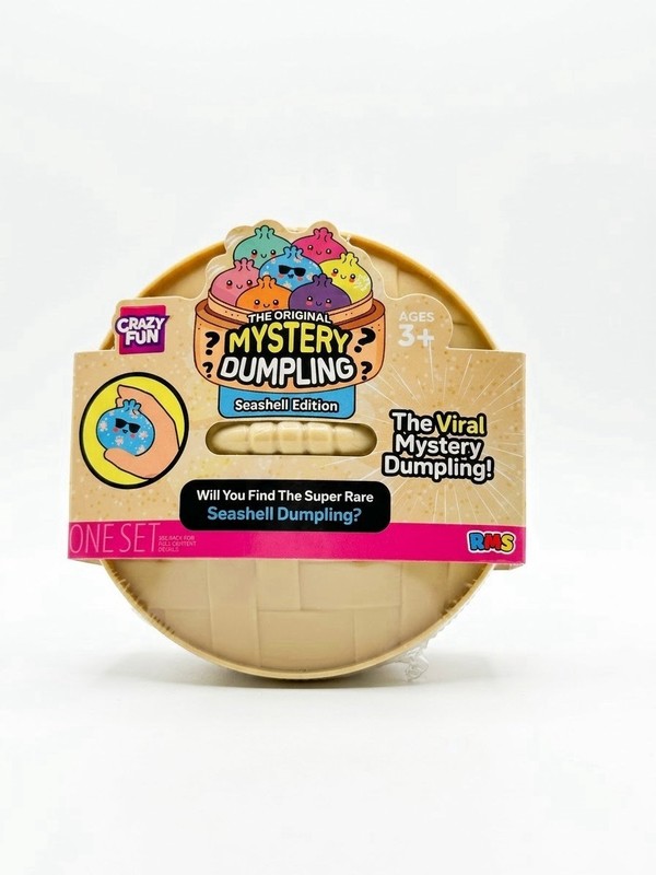 1x New! RMS Crazy Fun Squishy Bun 🐚 Seashell Edition 🐚 Mystery Dumpling Set