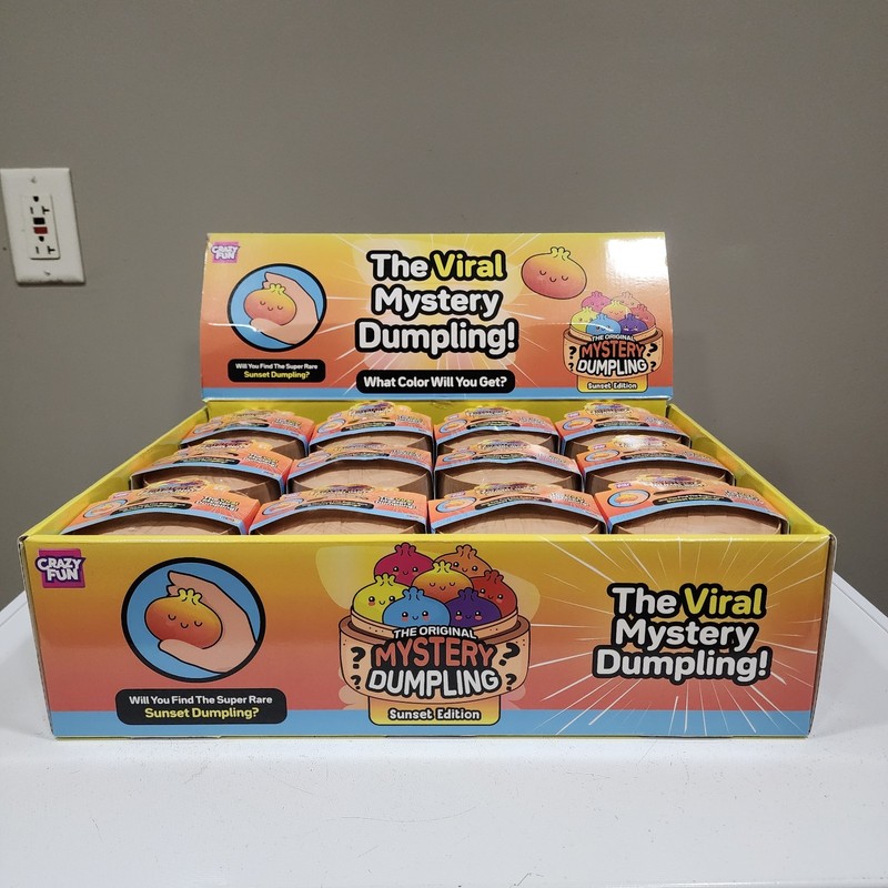 1x New! RMS Crazy Fun 🌇 Sunset Edition Original Viral Mystery Dumpling Squishy