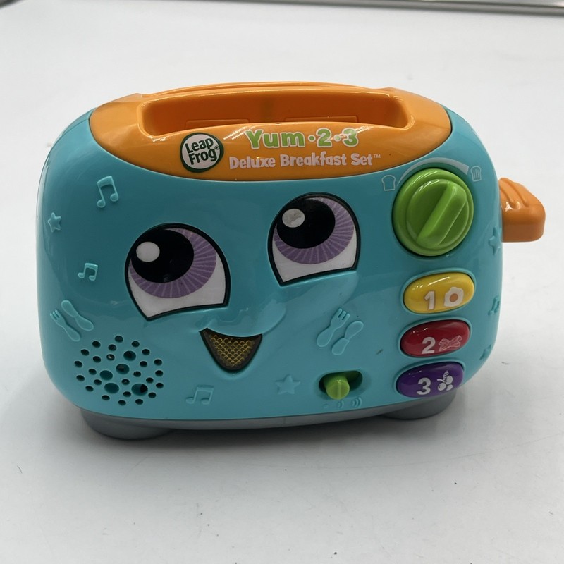 LeapFrog Yum 2 3 Toaster Pop Up Toast Light Sounds Kitchen Works Toaster Only