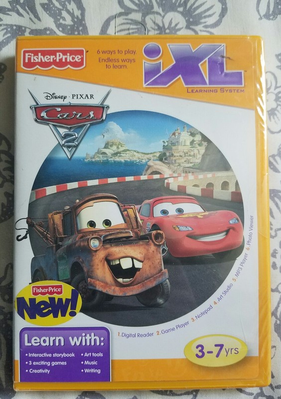 Fisher-Price iXL DISNEY PIXAR CARS Game 3-7 Years New Sealed (SHIPS FREE)