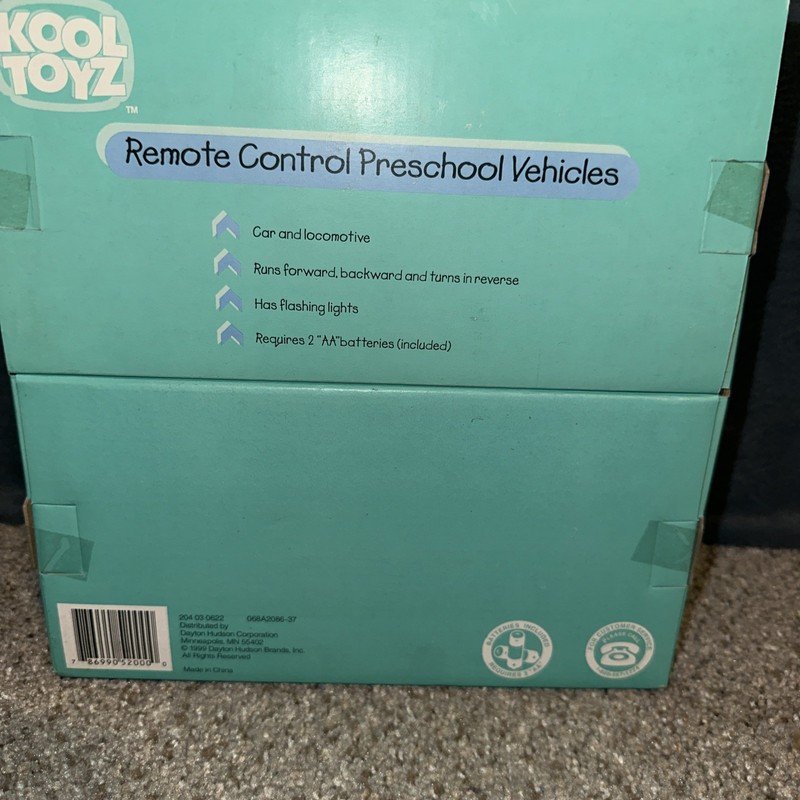 Vintage 1999 Kool Toys Remote Control Preschool Vehicles. New In Box. Try Me! gallery