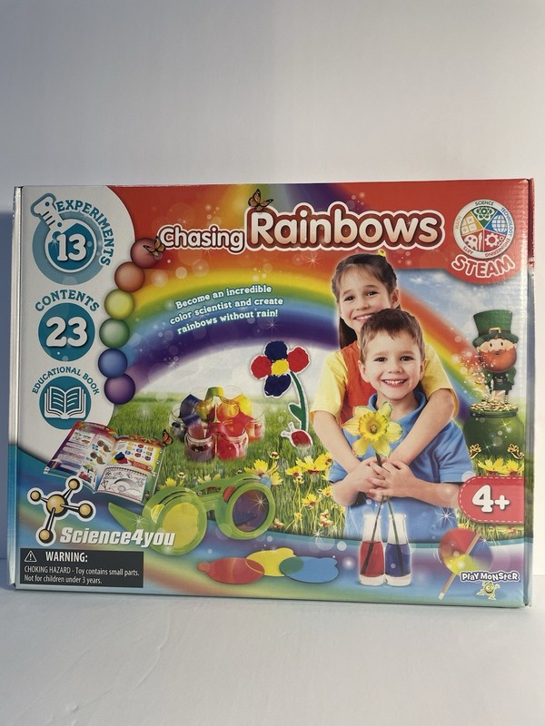 Chasing Rainbows PlayMonster Science4you Color Science Kit 13 Projects Complete