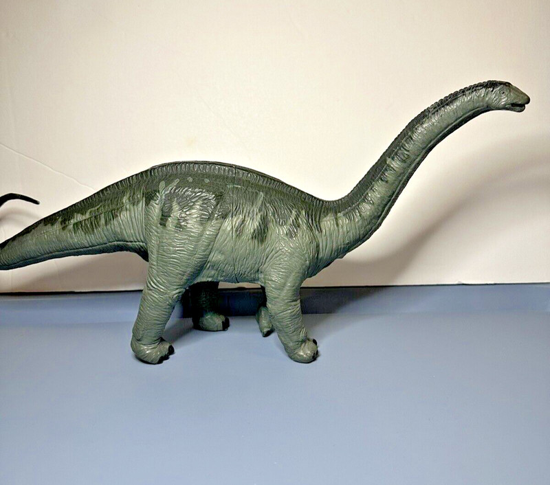Apatosaurus 10 inch Prehistoric Realistic Dinosaur Grey Green Toy