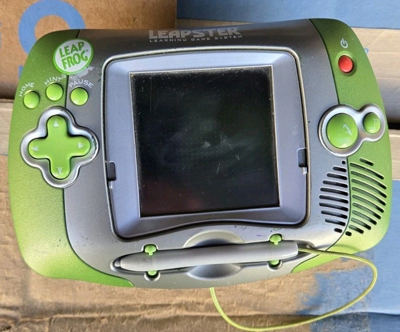 LeapFrog Leapster Learning Game System Green with Stylis