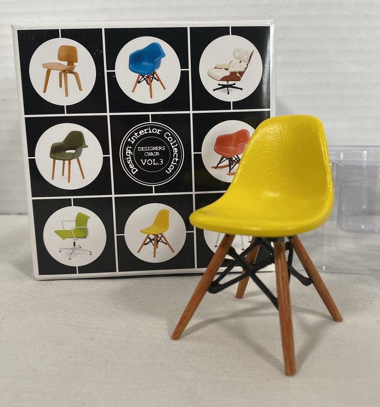 Reina 1/12 Designers Chair Design Interior Collection Vol. 3 no. 4 Yellow chair