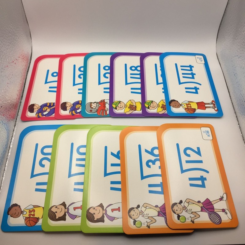 2 Packs Flash Cards School Zone Division 0-12 Fun Logic Alphabet Photo Counting gallery