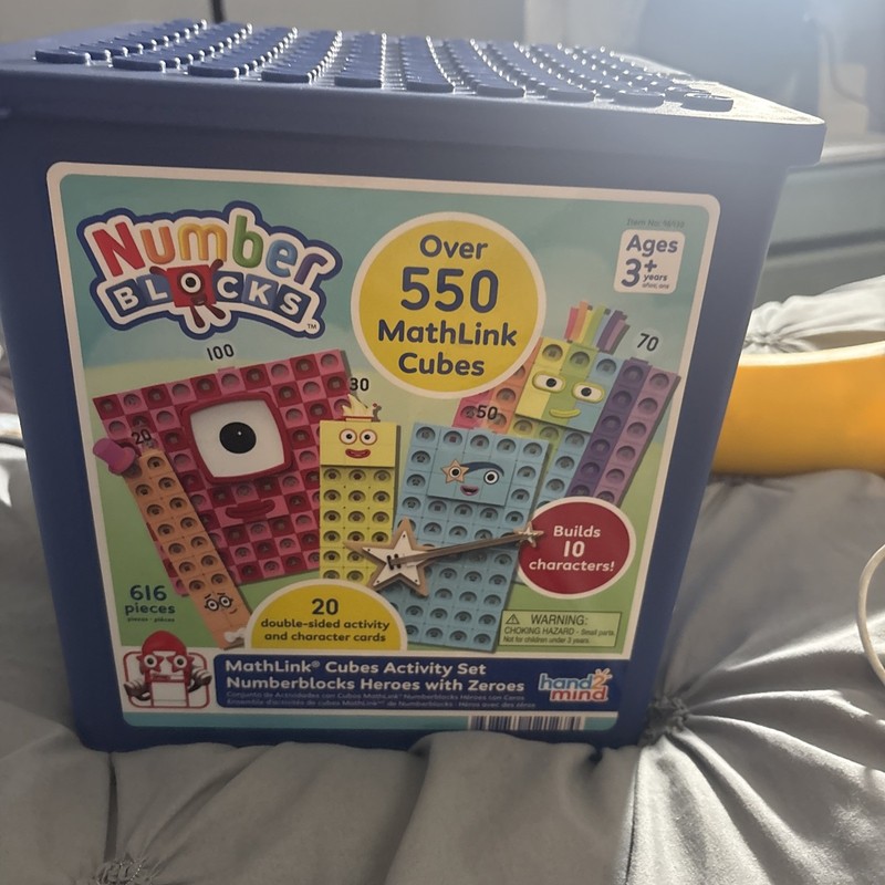 Numberblocks Mathlink Cubes Set Kids Educational Toys Preschool Learning
