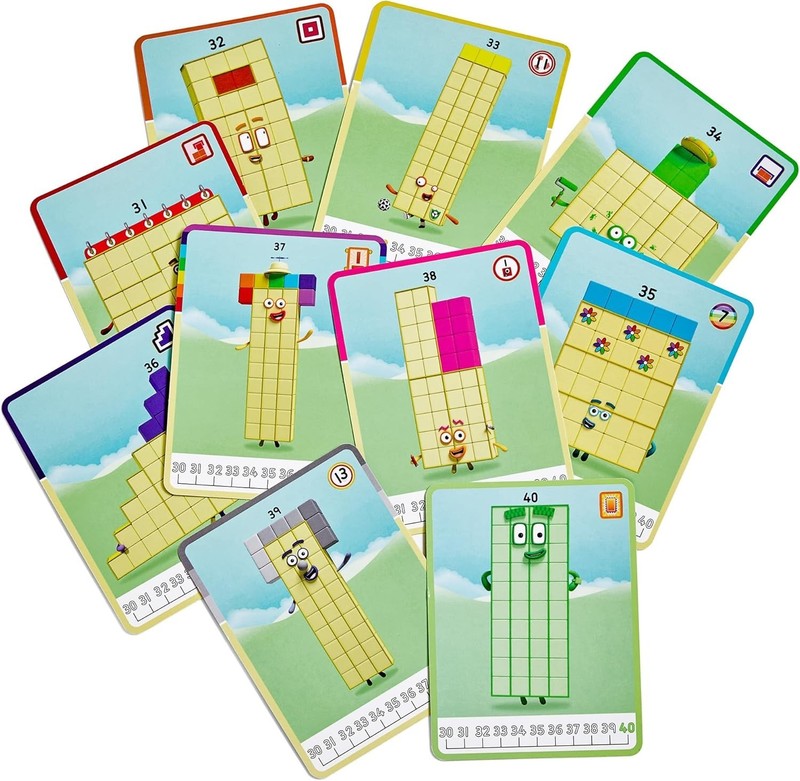 31-40 Mathlink Cubes Activity Set - Learn Numbers & Early Math Skills, Preschool gallery