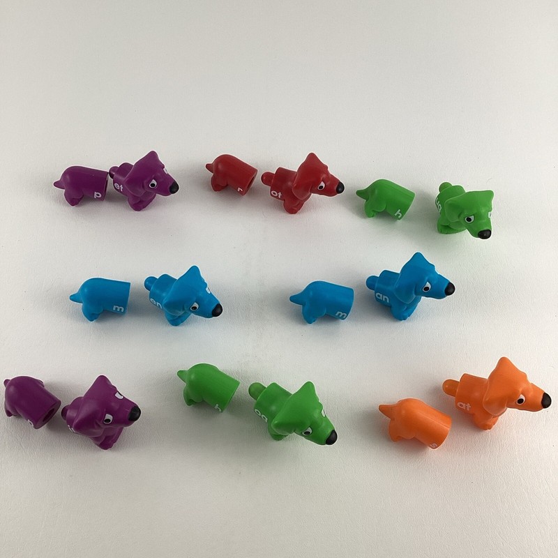 Learning Resources Snap N Learn Rhyming Pups Vocabulary Weiner Dog Pop Apart Toy gallery