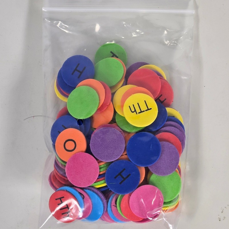 32 pkg MM/RM Place Value Disk 140 Count Foam Math Manipulatives MHID 0079061699