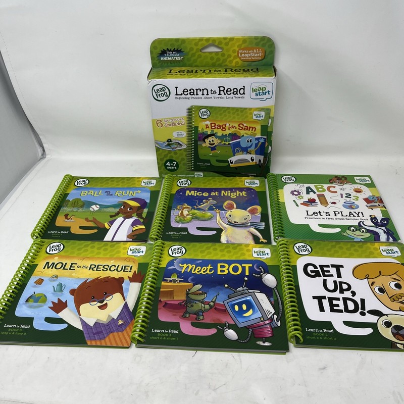 Leap Frog LEARN TO READ Volume 1 6 Books for Ages 4-7 Leap Start 3D