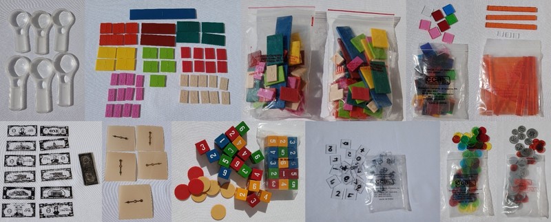 Lot of Different Overhead Math Manipulatives Homeschool Teach Math Cuisenaire