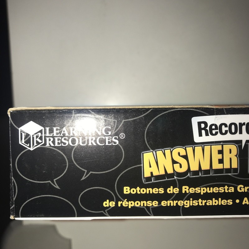 4 Boxes New Learning Resources Recordable Answer Buzzers (16) Subject: Learning gallery