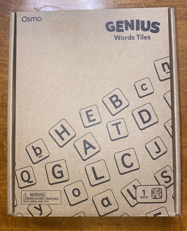 Osmo Genius Word Tiles – Factory Sealed