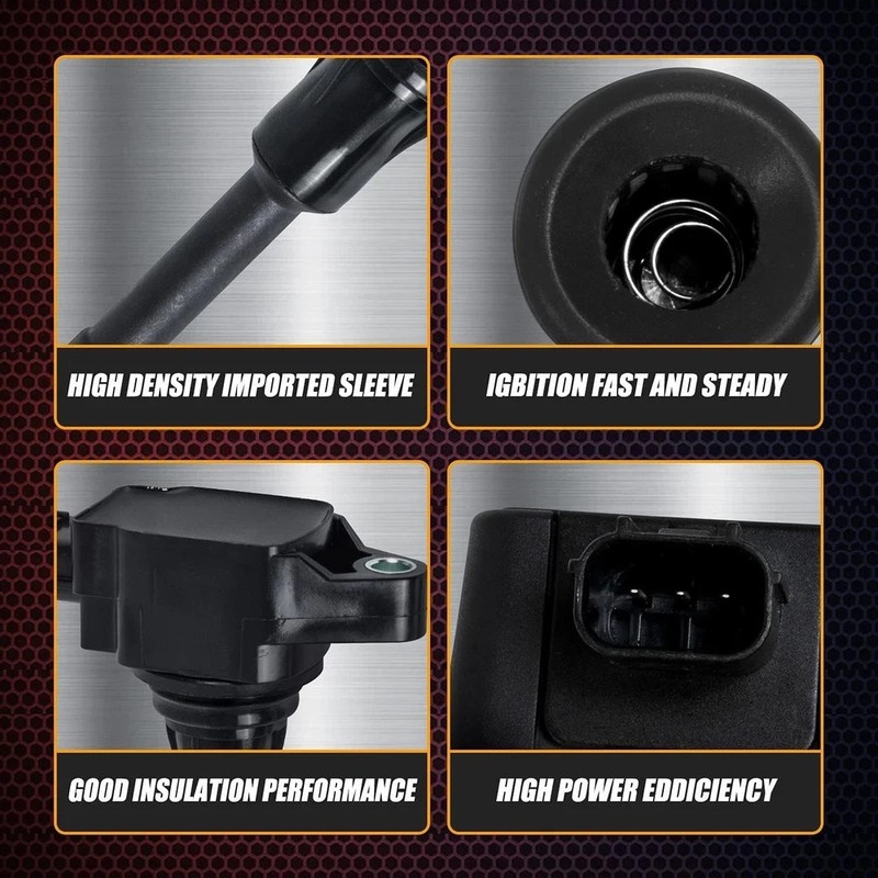 Ignition Coil Pack and Iridium Spark Plug Compatible with Nissan Altima Rogue Se gallery