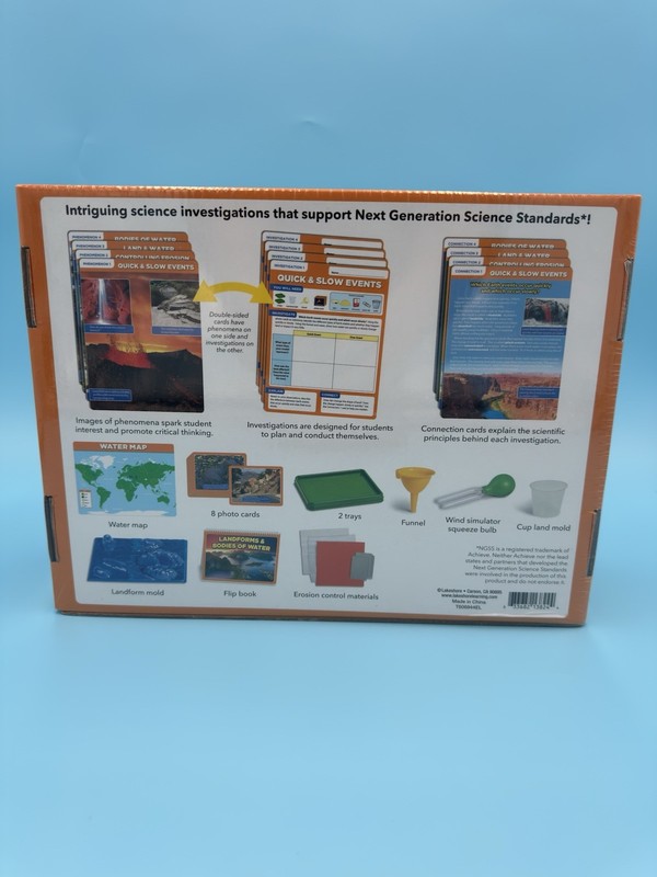 Lakeshore Meet The Standards Earth Science Kit Landforms And Erosion-LM272 New!! gallery