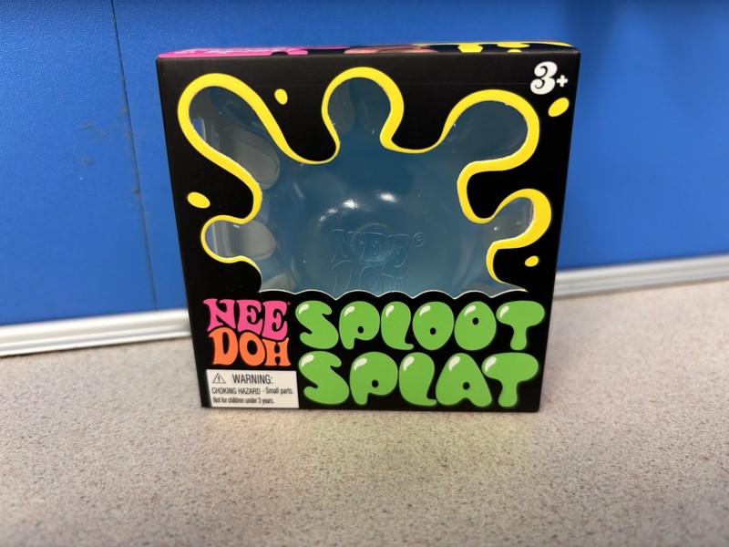 NeeDoh Sploot Splat Blue Sensory Toy Ages 3 and Up Brand New In Box