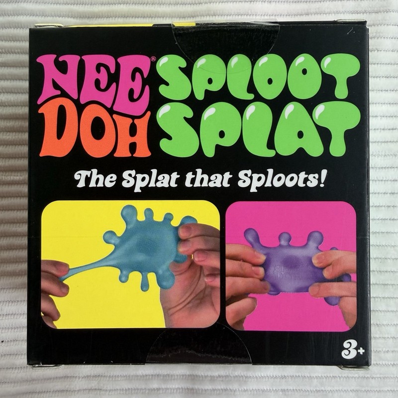 Schylling NeeDoh Sploot Splat Blue Squishy Sensory Toy TikTok VIRAL Authentic gallery