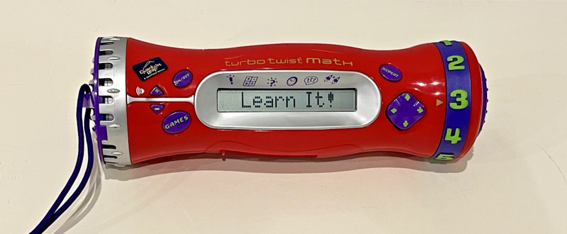 LEAP FROG TURBO TWIST Quantum Leap Math Educational Learning Toy Tested & WORKS