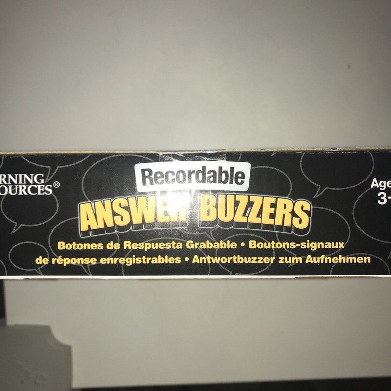 4 Boxes New Learning Resources Recordable Answer Buzzers (16) Subject: Learning gallery