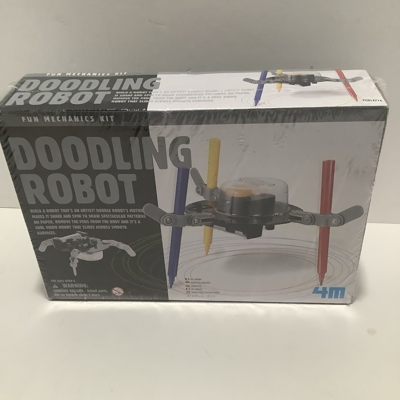 4M Kidz Robotix Doodling Robot DIY Science Engineering Robotics Kit New Sealed