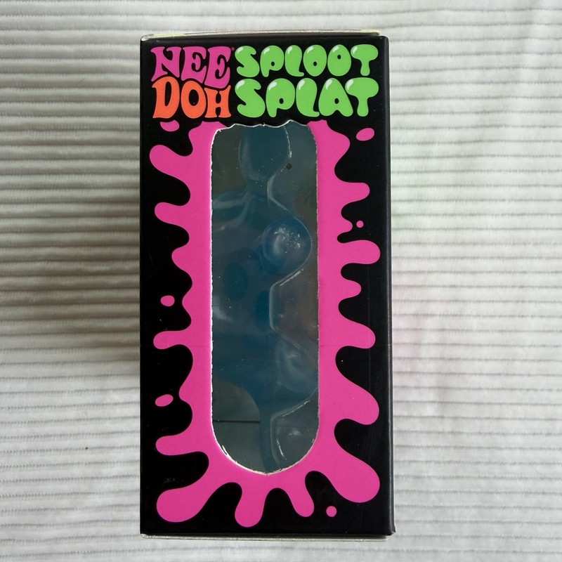 Schylling NeeDoh Sploot Splat Blue Squishy Sensory Toy TikTok VIRAL Authentic gallery