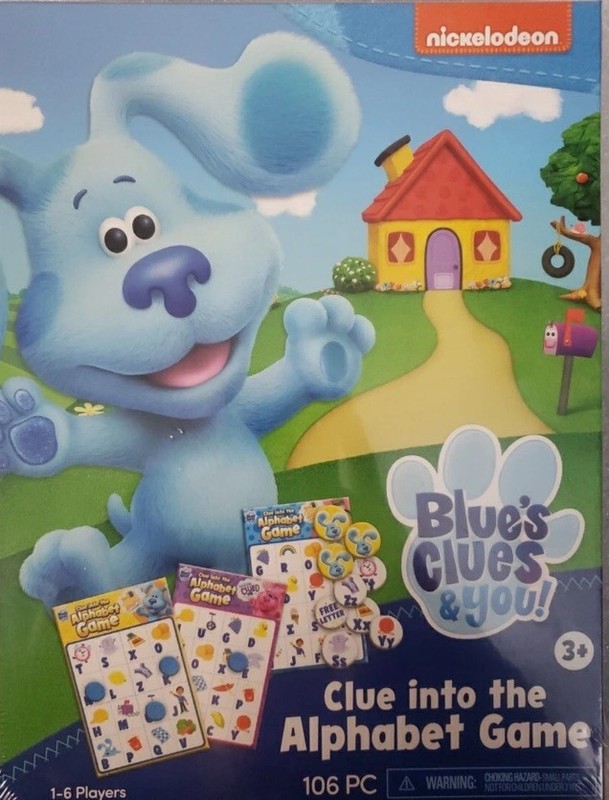 Blues Clues & You Alphabet Game, for Families and Kids Age 3 and Up New sealed