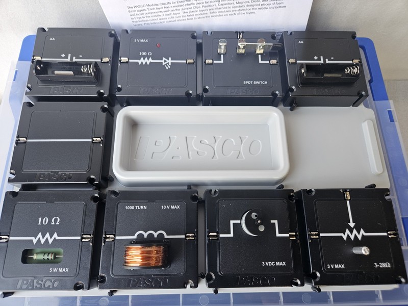 Pasco Modular Circuits Standard Kit EM-3536 For Essential Physics gallery