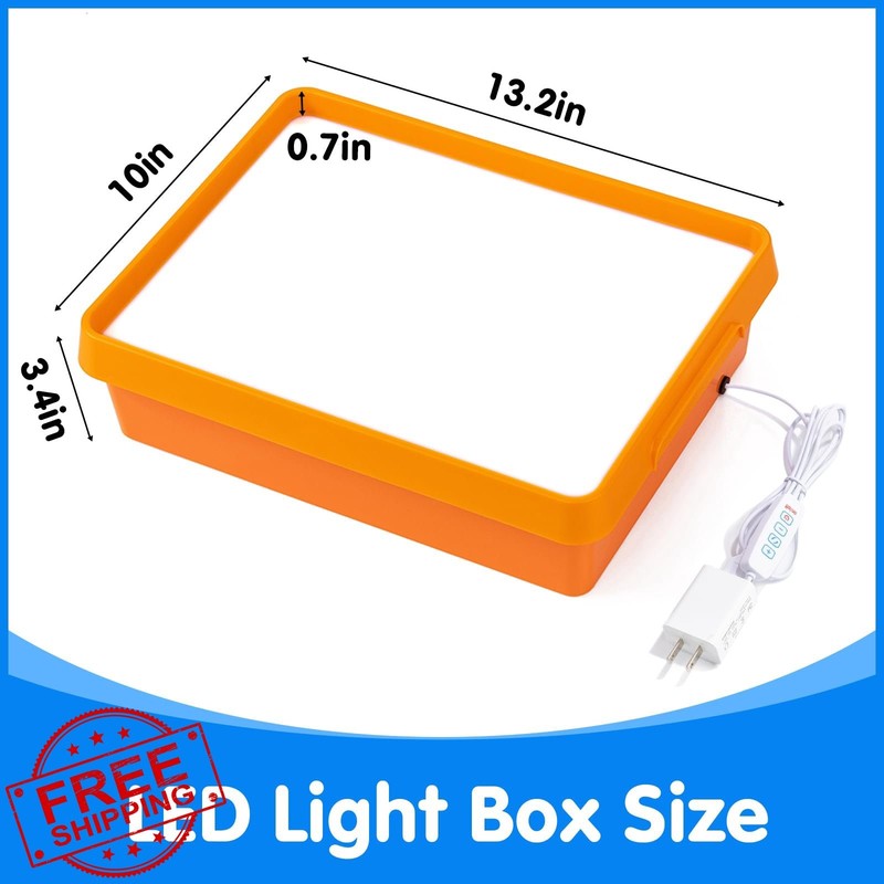 Odoorgames Light Box Letters Cards Set Kids Tracing gallery