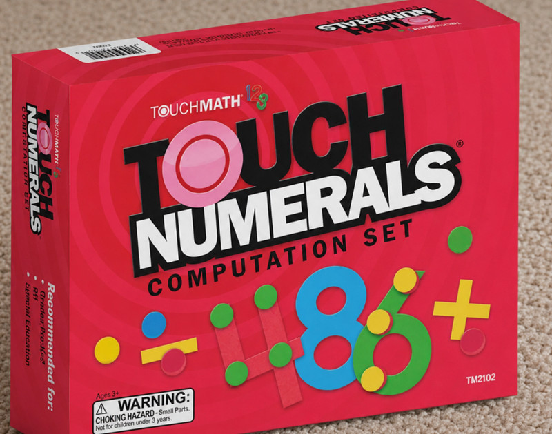 TouchMath TouchNumerals Computation Set TM2102 Ages 3+ 3-4 Years 4-7
