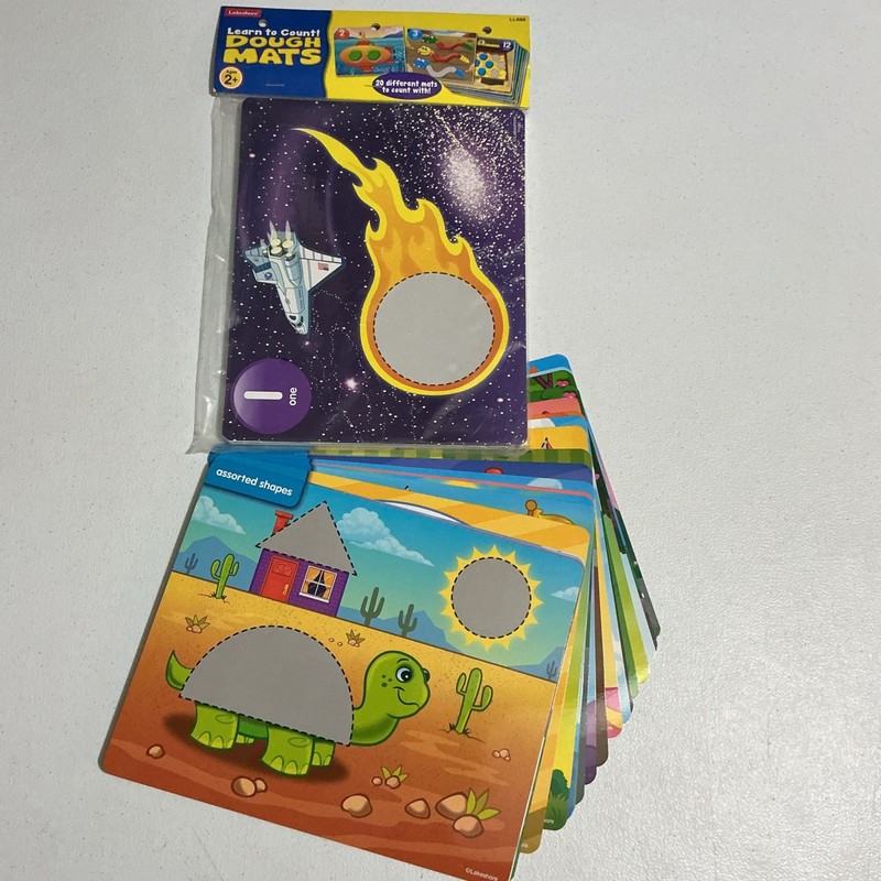 Lakeshore Learning Dough Mats Learn To Count & Shapes Lot