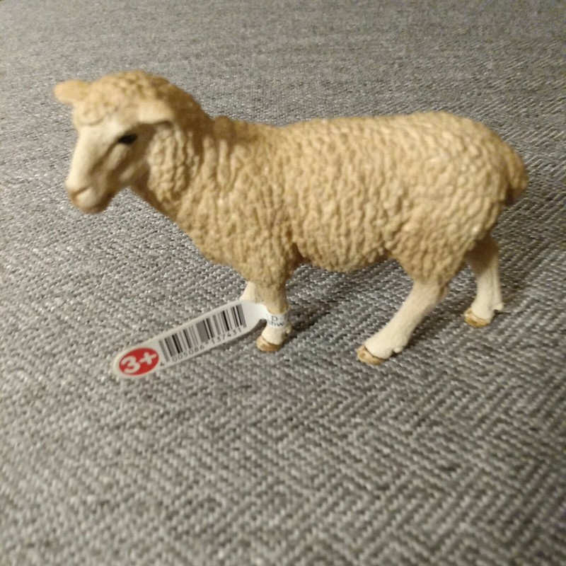 Schleich Toy Figure, White Sheep, Ages 3 & Up 13743