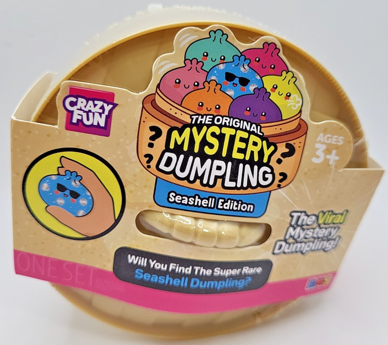 RMS Original Mystery Dumpling Seashell Edition Crazy Fun Viral Squeezy 4 inch